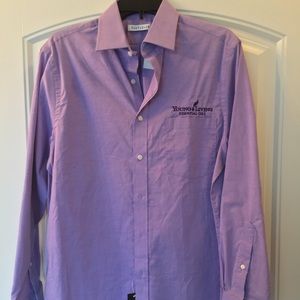 Young Living Purple Button Down Top